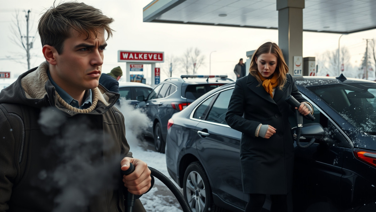 Gas Station Showdown: AITA for Refusing to Let a Woman Cut the Line?