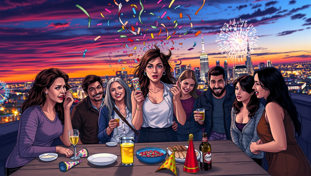 Disaster Strikes: AITA for Party Popper Incident at NYE Bash?