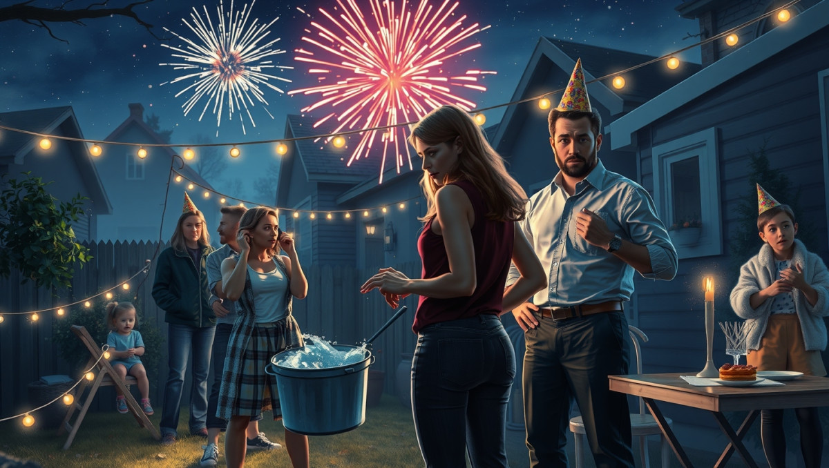 Neighbors New Years Eve Fireworks Display Gets Shut Down: AITA for Intervening?