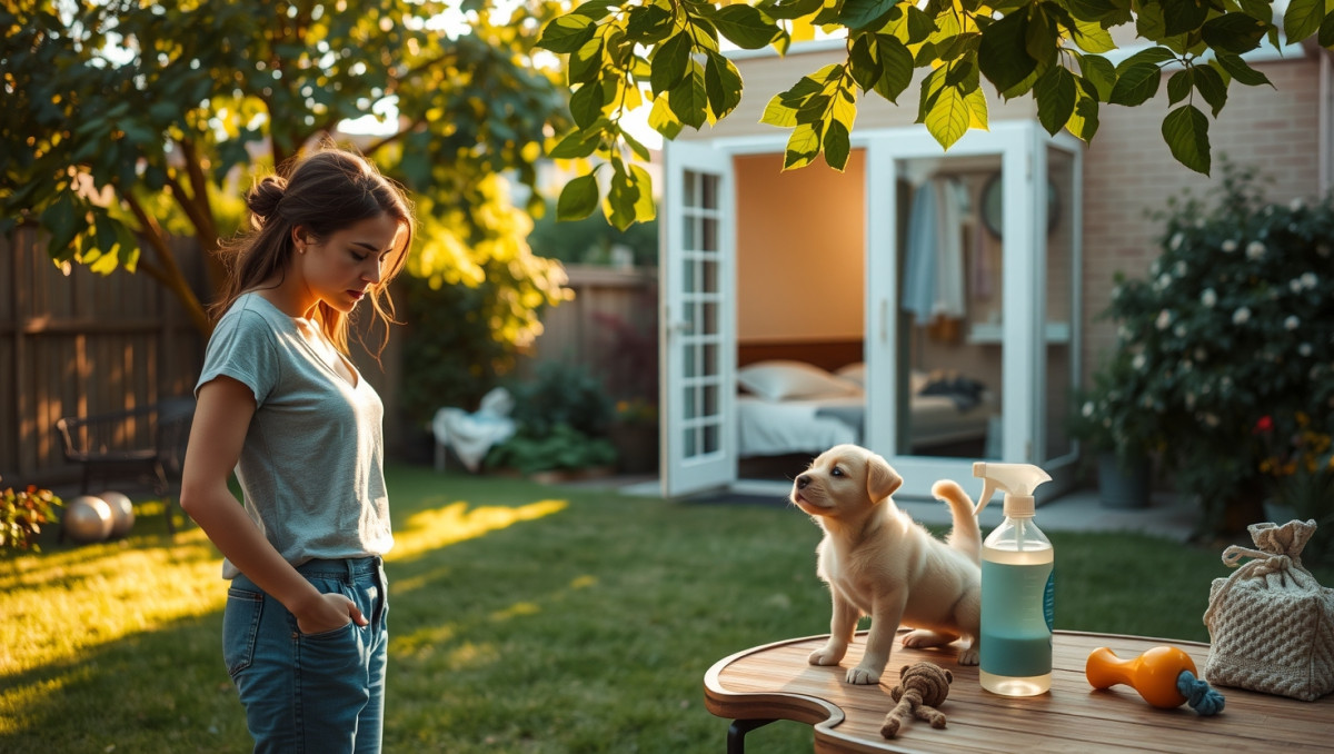 Roommates Puppy Pees on My Bed: AITA for Banning it from my Room?