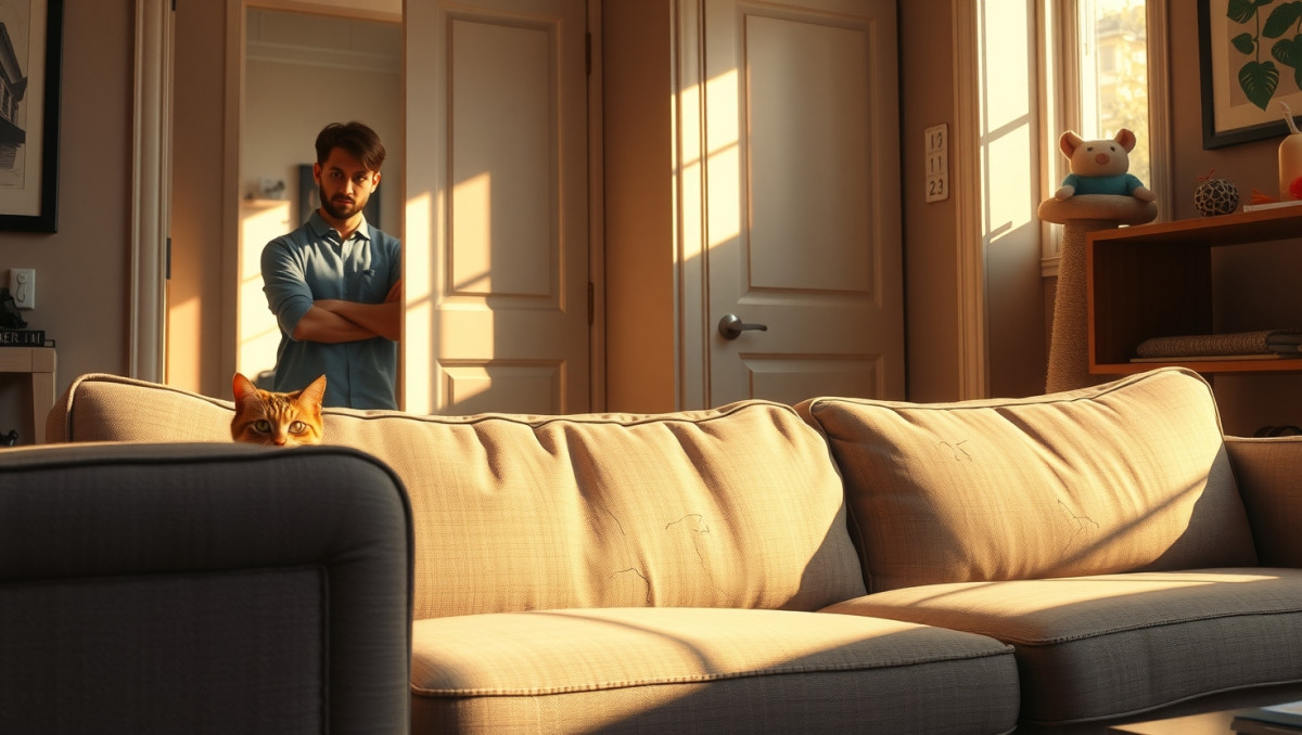 Roommates Cat Scratched My Furniture: AITA for Locking Bedroom Door?