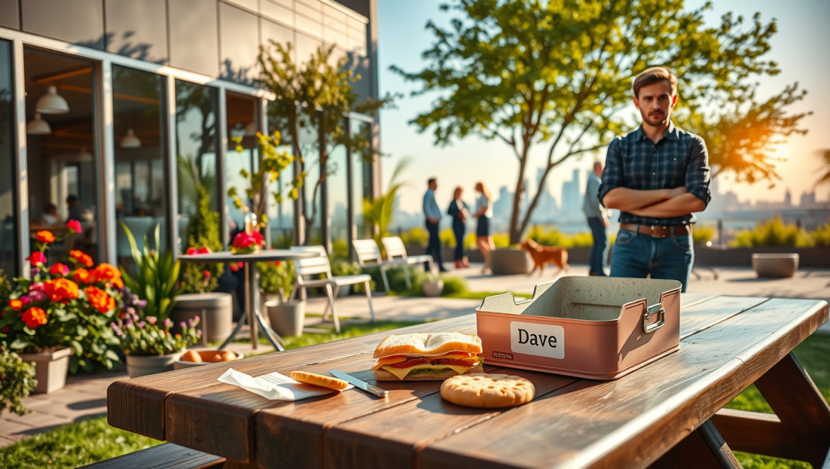Stole Coworkers Lunch: AITA for Finishing Daves Labeled Meal?