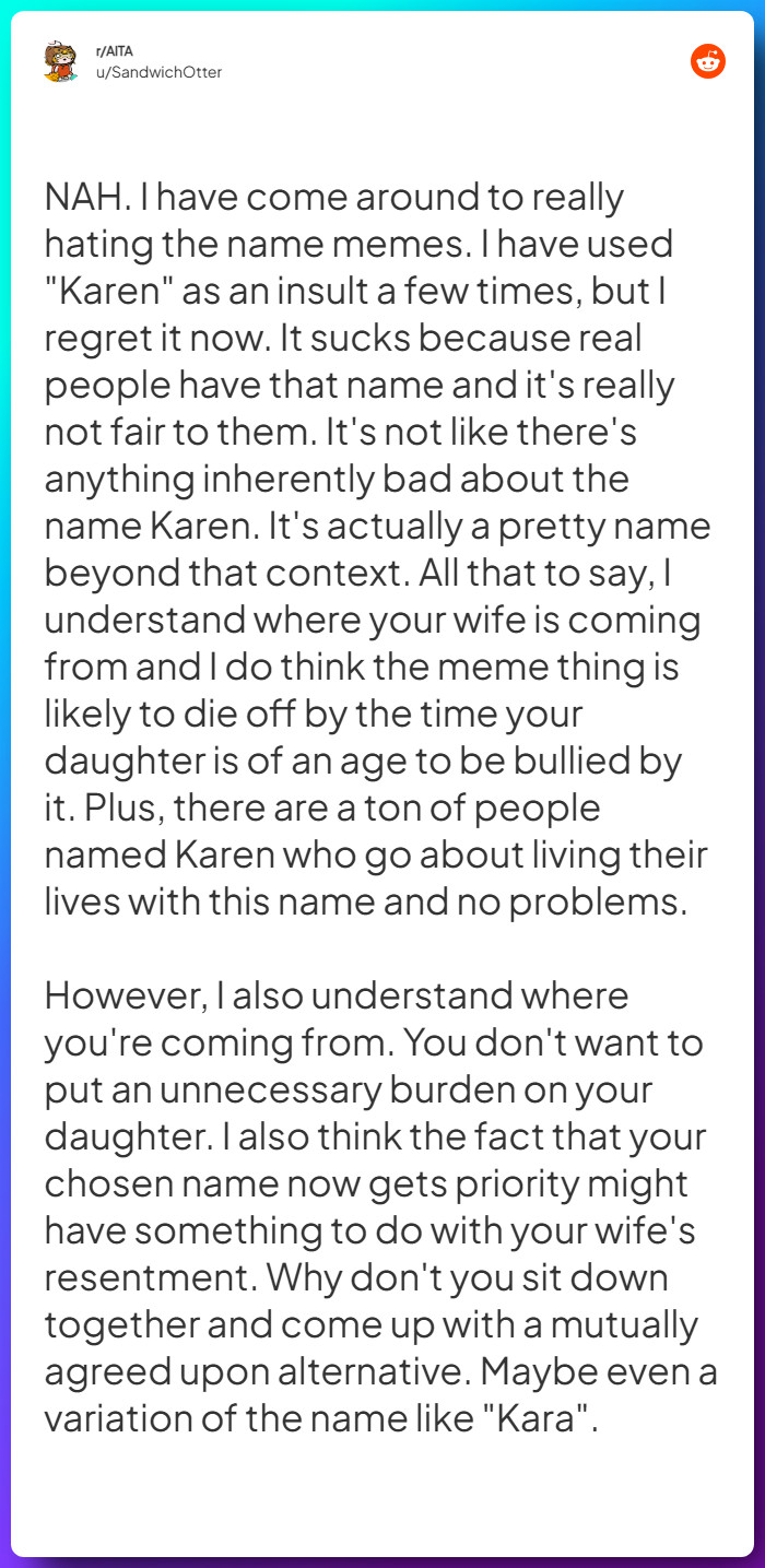 Comment from u/SandwichOtter