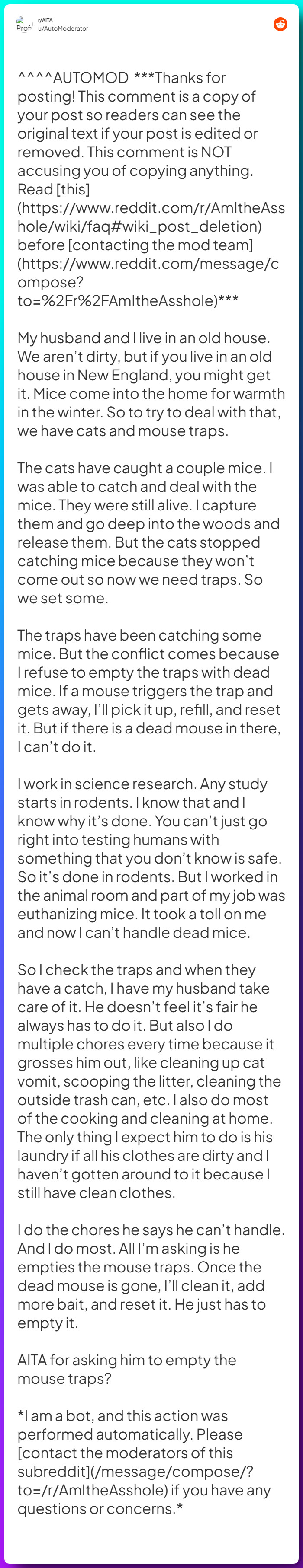 Comment from u/AutoModerator