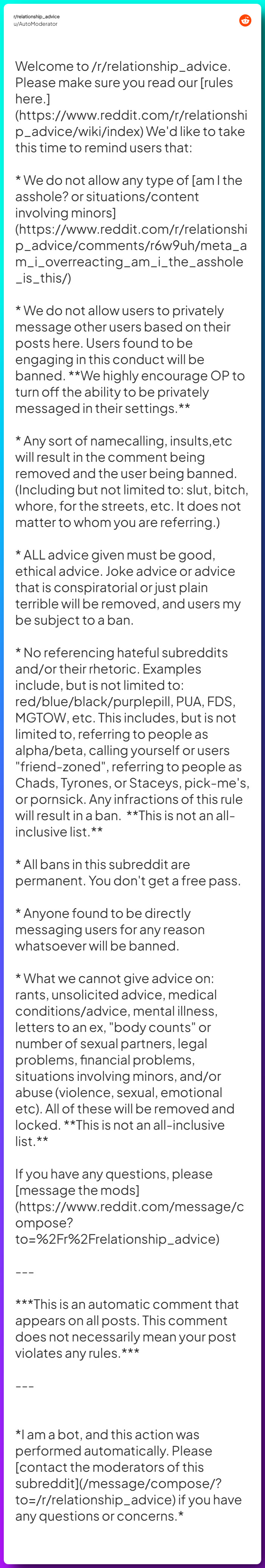 Comment from u/AutoModerator