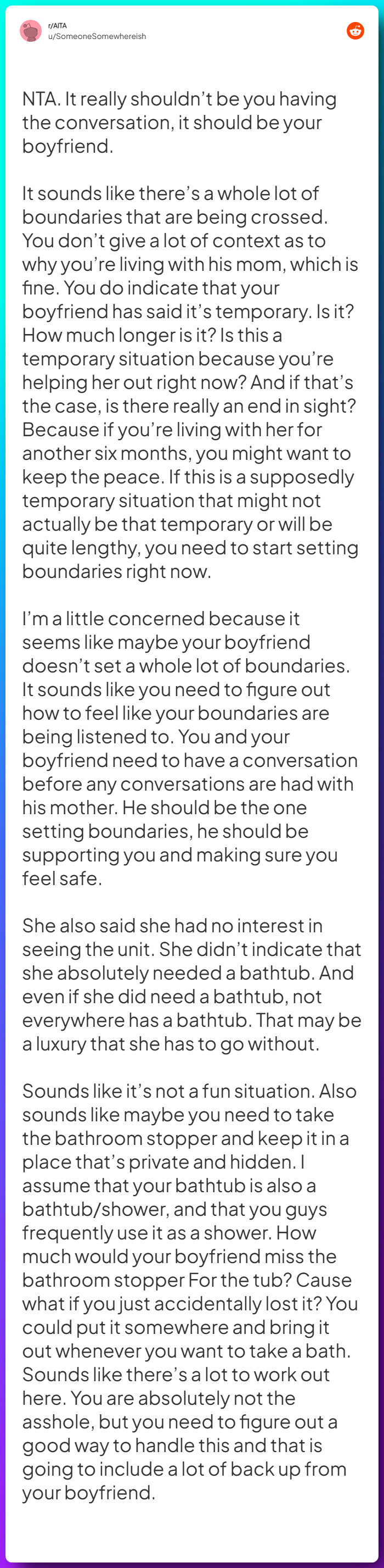 Comment from u/SomeoneSomewhereish