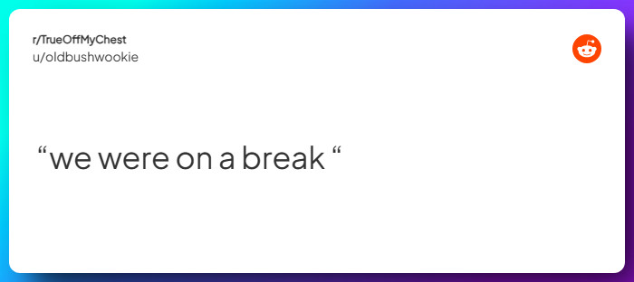 Comment from u/oldbushwookie