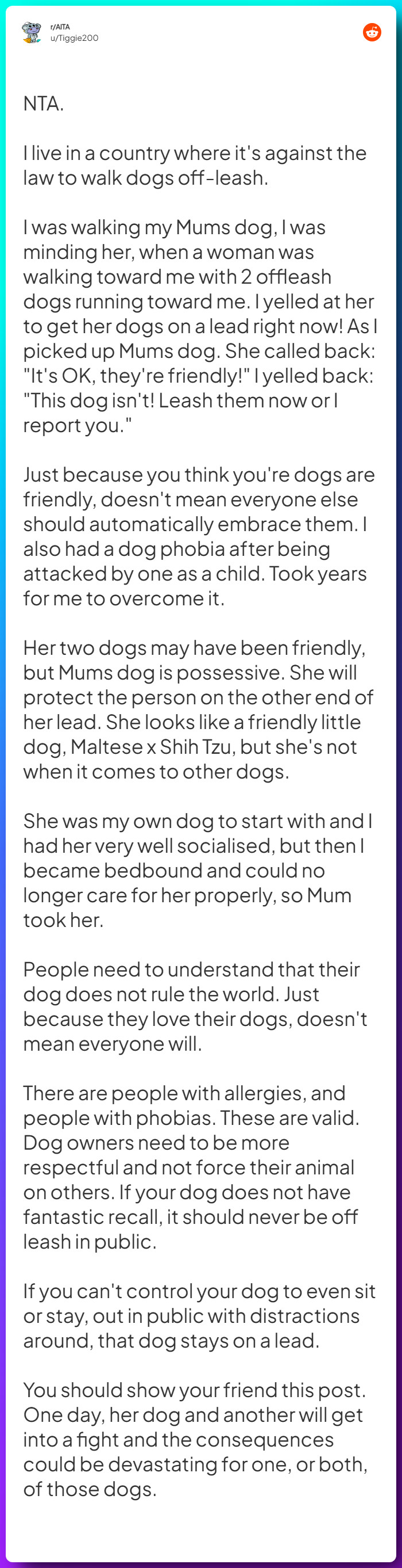 Comment from u/Tiggie200