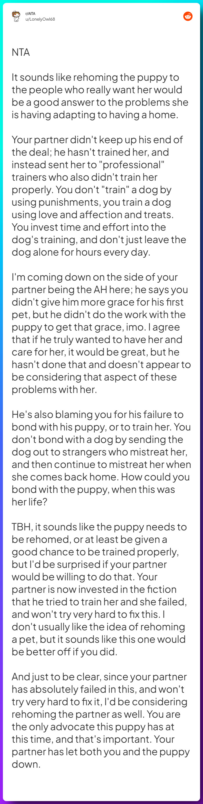 Comment from u/LonelyOwl68