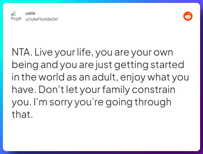 Comment from u/JulieFloridaGirl