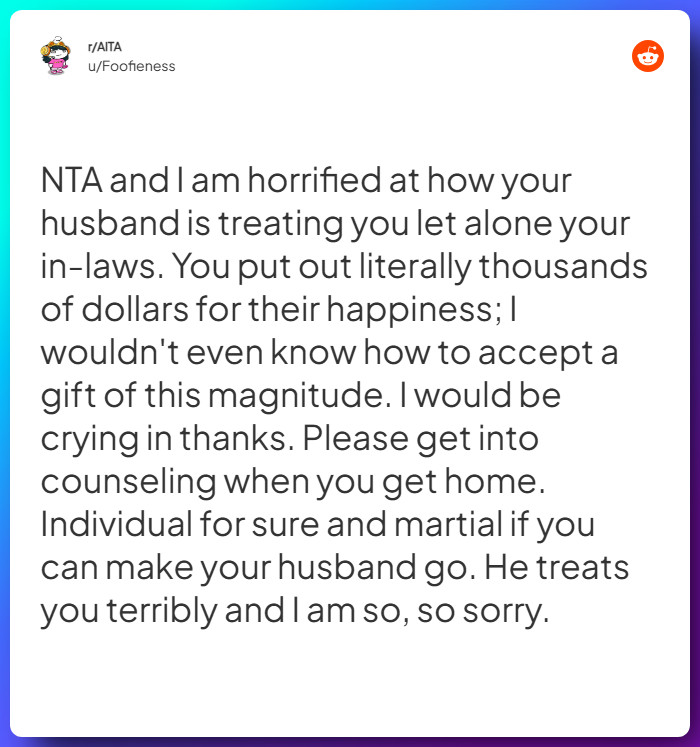 Comment from u/Foofieness