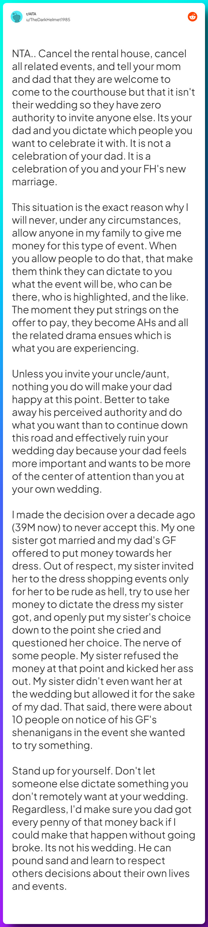 Comment from u/TheDarkHelmet1985