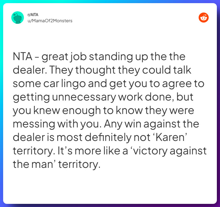 Comment from u/MamaOf2Monsters