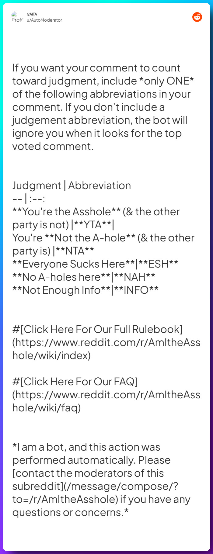 Comment from u/AutoModerator