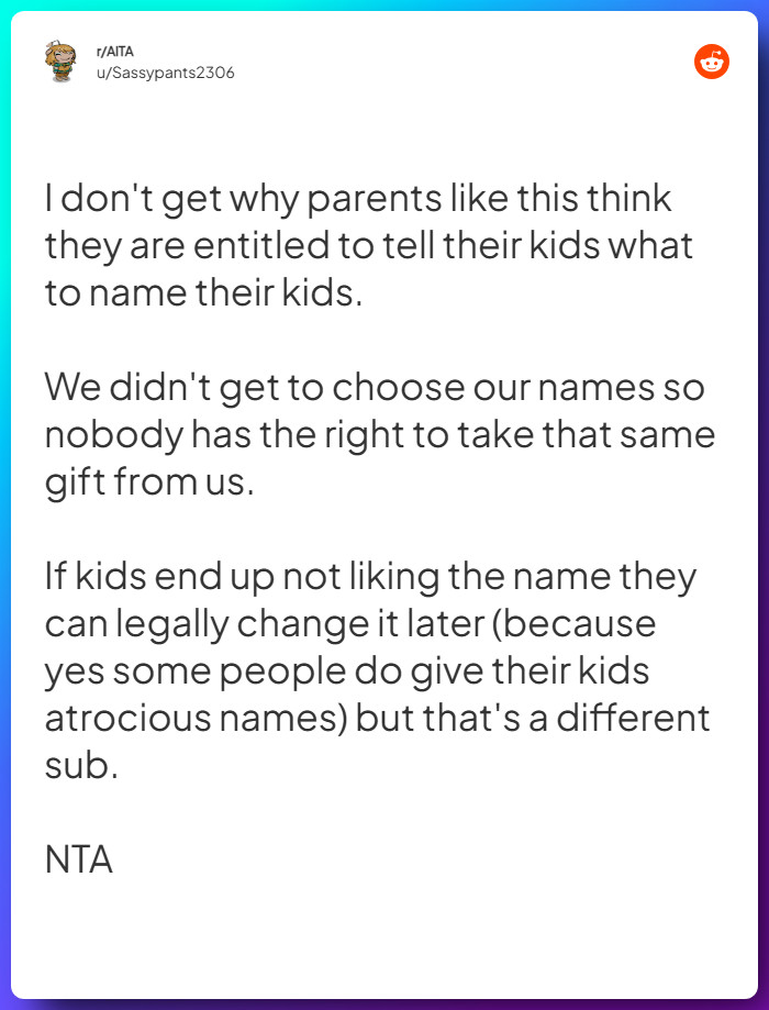 Comment from u/Sassypants2306