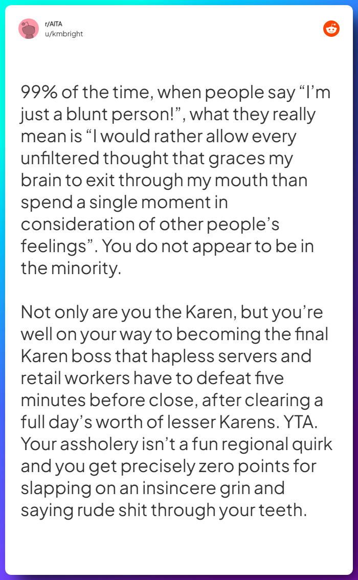 Comment from u/kmbright