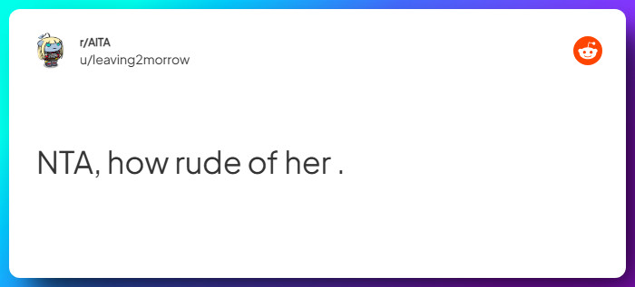 Comment from u/leaving2morrow