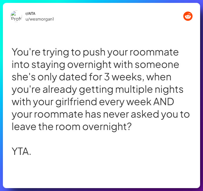 Comment from u/wesmorgan1