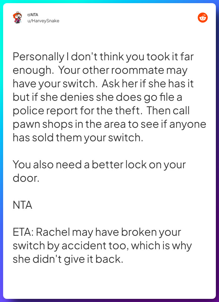 Comment from u/HarveySnake