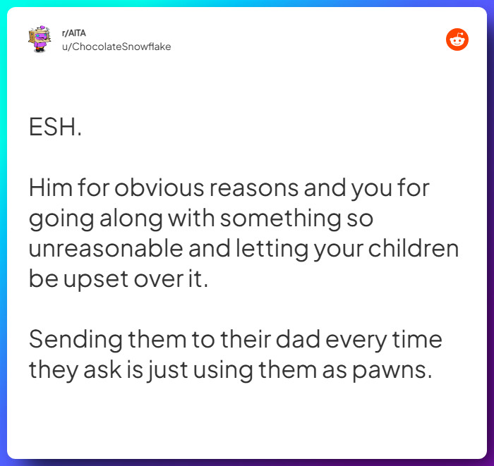 Comment from u/ChocolateSnowflake