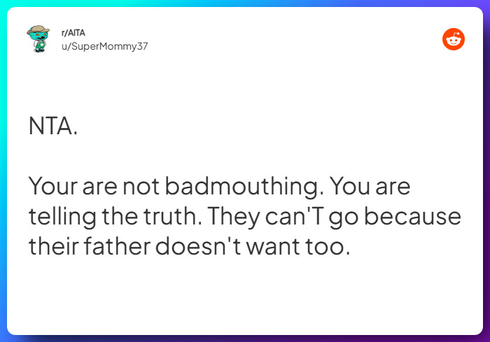 Comment from u/SuperMommy37