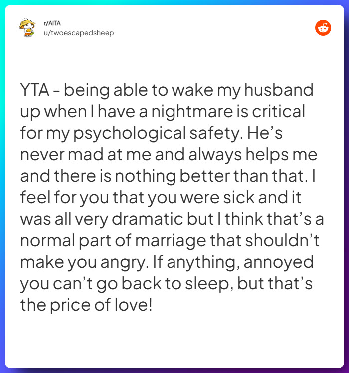 Comment from u/twoescapedsheep