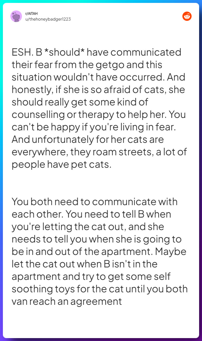 Comment from u/thehoneybadger1223