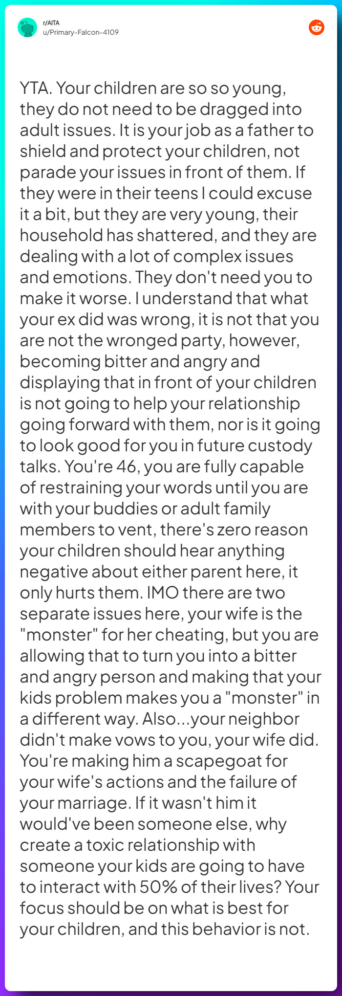 Comment from u/Primary-Falcon-4109