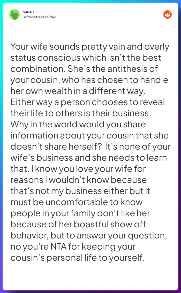 Comment from u/forgetregret1day