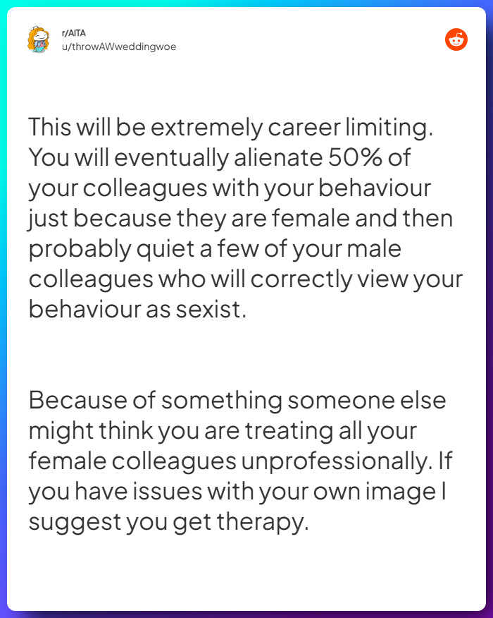 Comment from u/throwAWweddingwoe