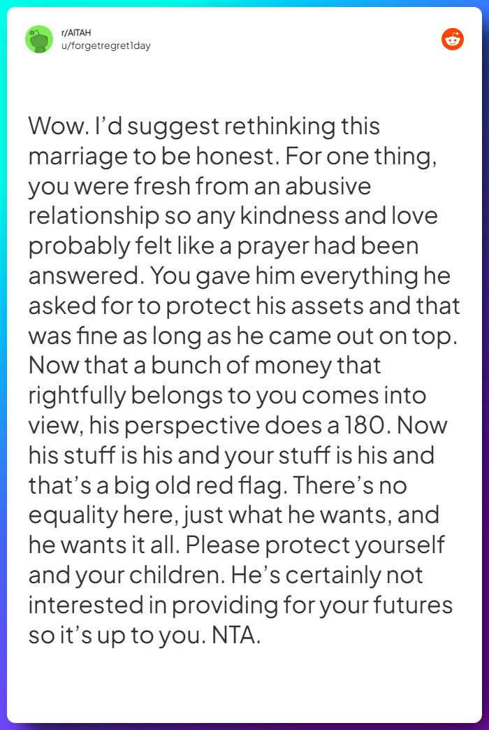 Comment from u/forgetregret1day