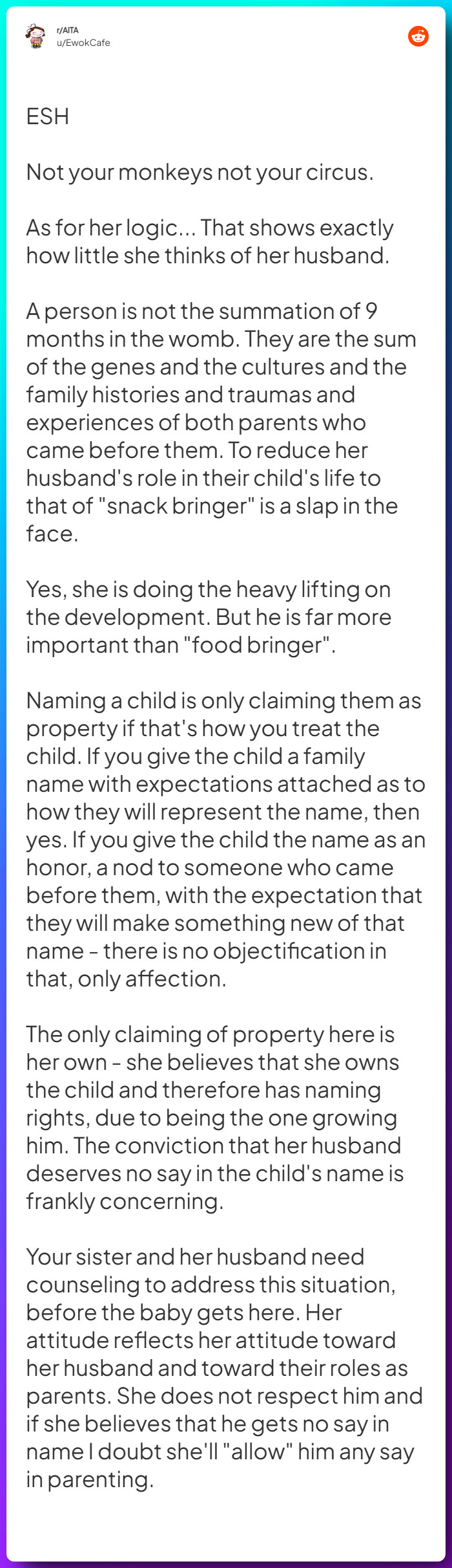 Comment from u/EwokCafe