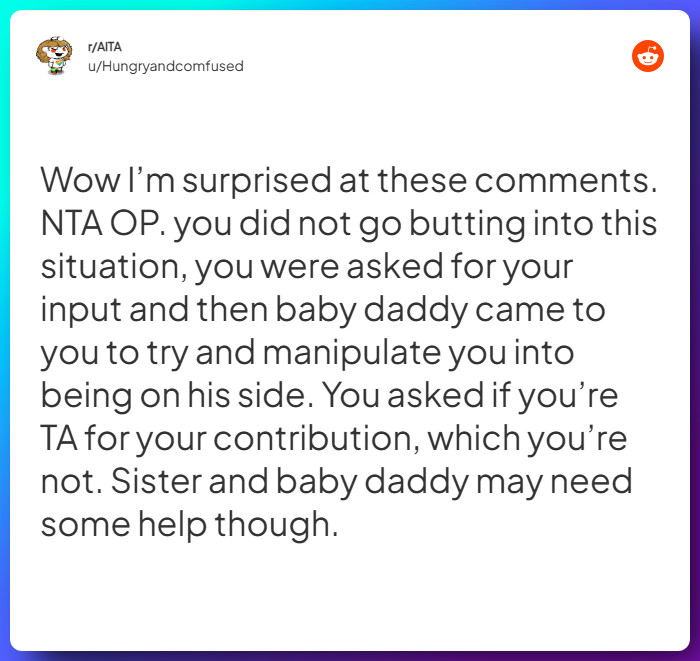 Comment from u/Hungryandcomfused