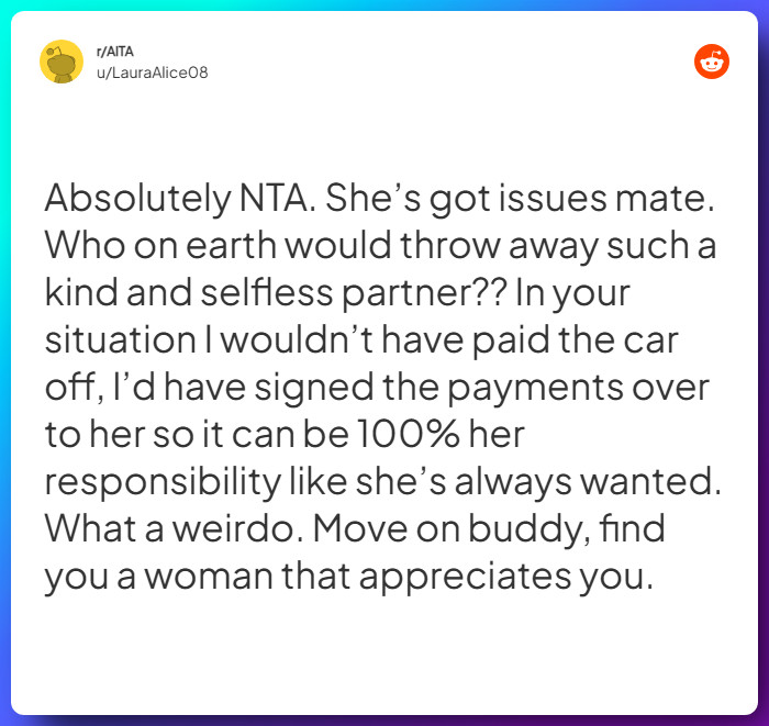 Comment from u/LauraAlice08