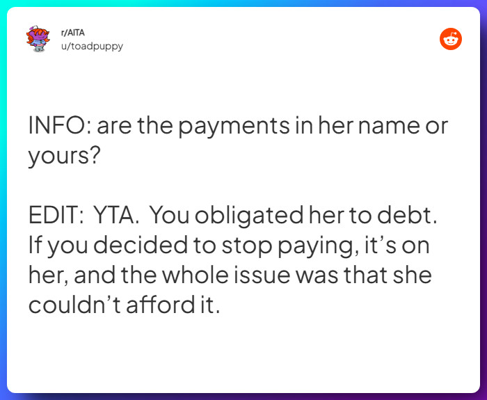 Comment from u/toadpuppy