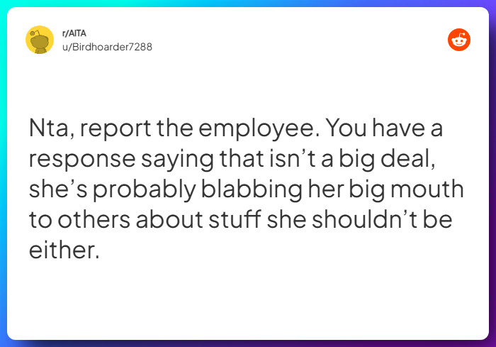 Comment from u/Birdhoarder7288