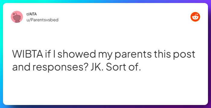 Comment from u/Parentsvsbed