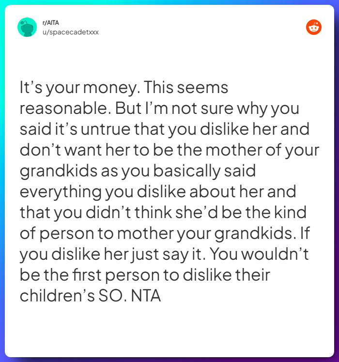 Comment from u/spacecadetxxx