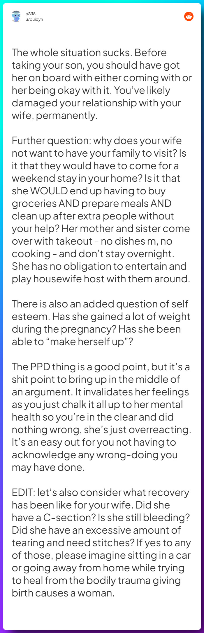 Comment from u/quidyn