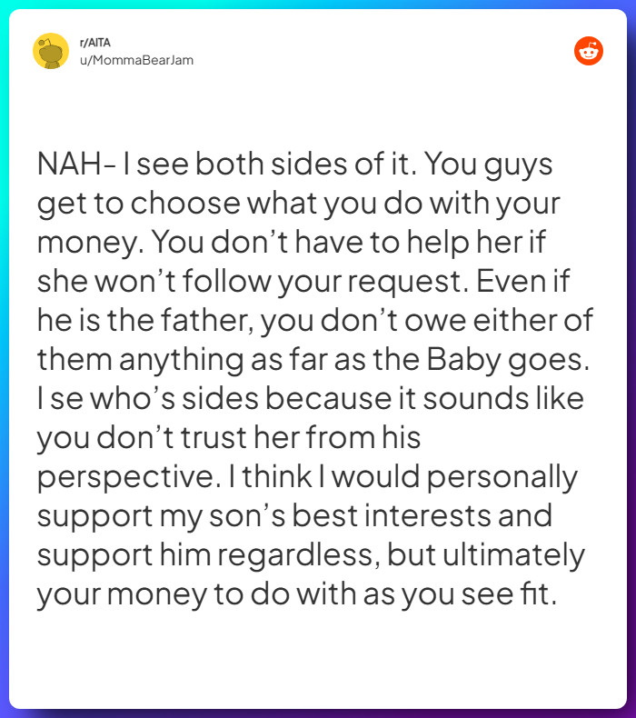 Comment from u/MommaBearJam