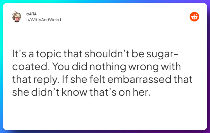 Comment from u/WittyAndWeird