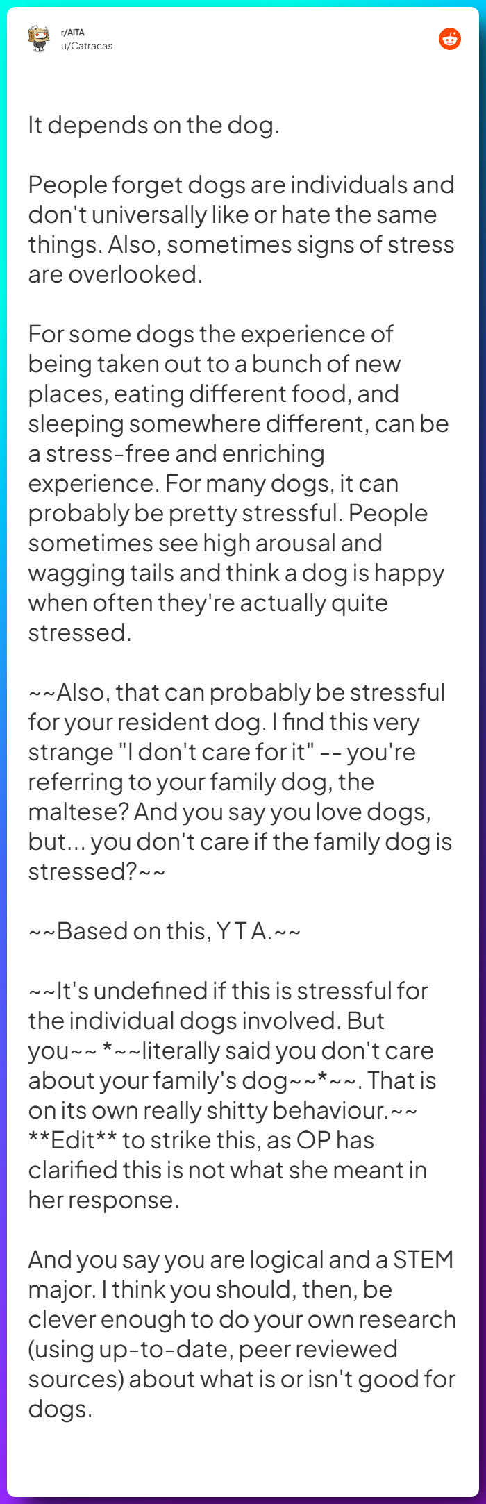 Comment from u/Catracas