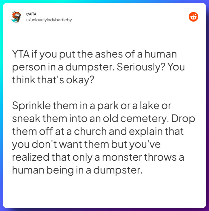 Comment from u/unlovelyladybartleby