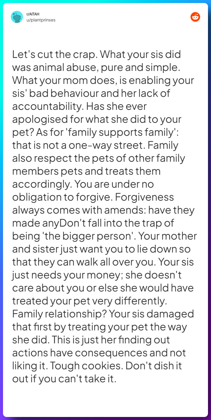 Comment from u/plantprinses