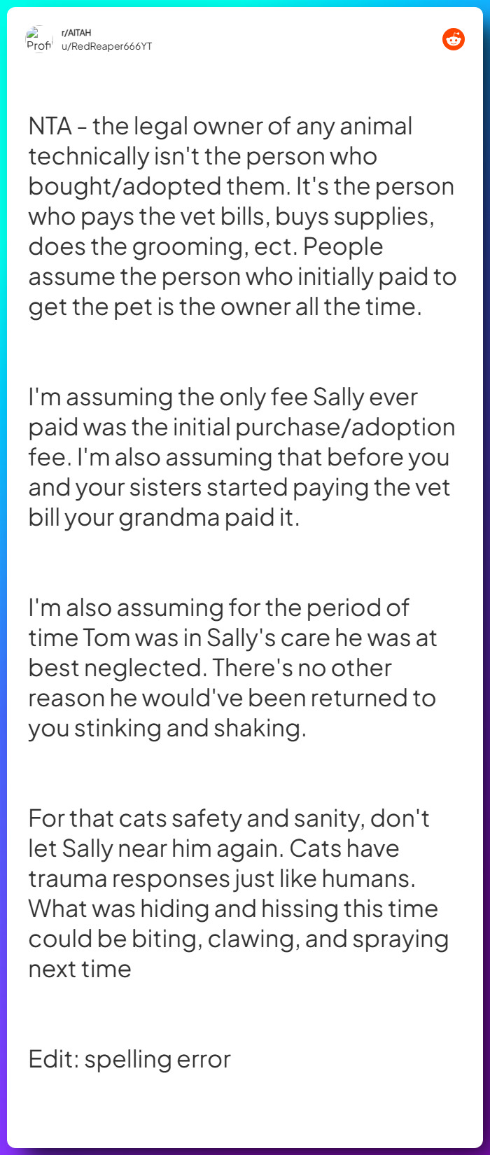 Comment from u/RedReaper666YT