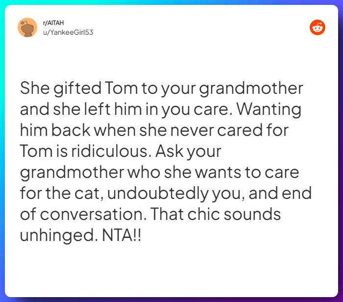 Comment from u/YankeeGirl53