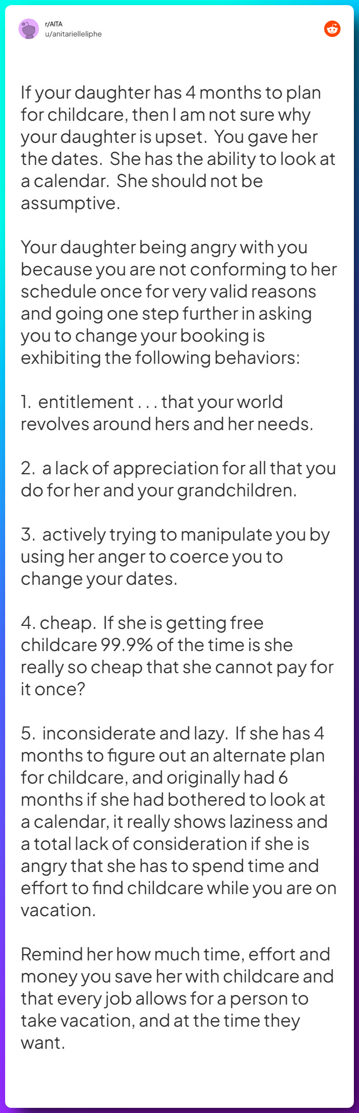 Comment from u/anitarielleliphe