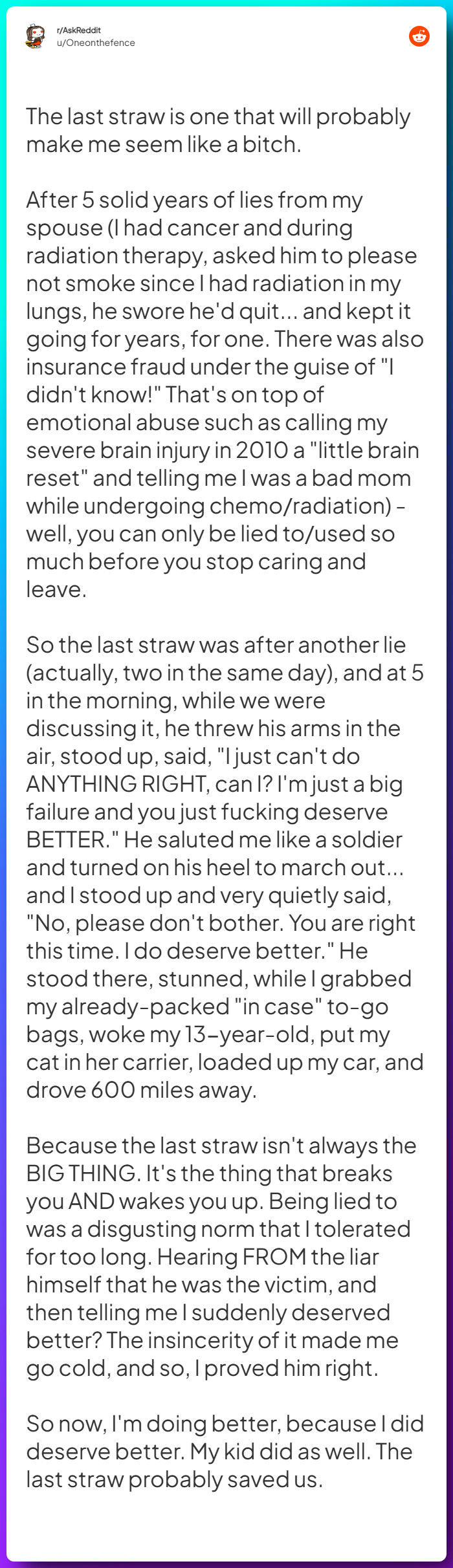 Comment from u/Oneonthefence