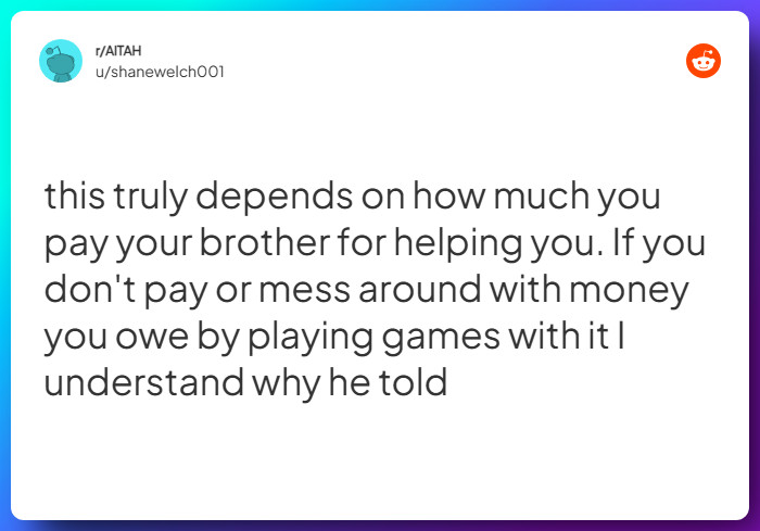 Comment from u/shanewelch001