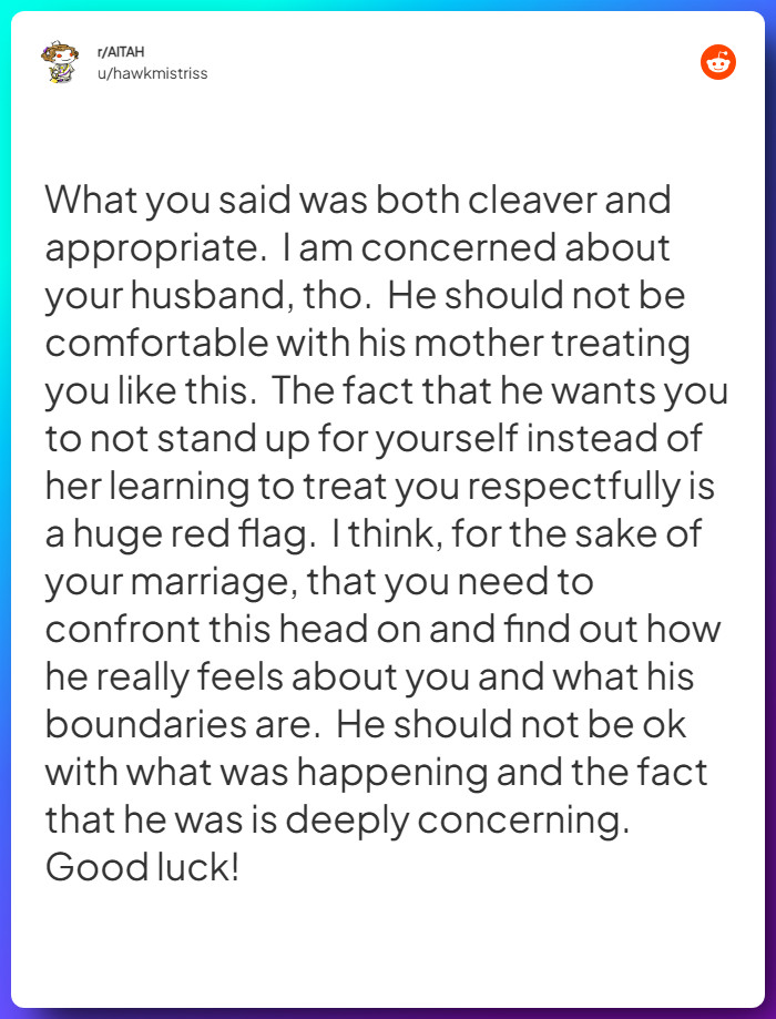 Comment from u/hawkmistriss